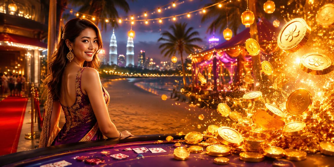 Meja baccarat gaya Malaysia di Kuala Lumpur